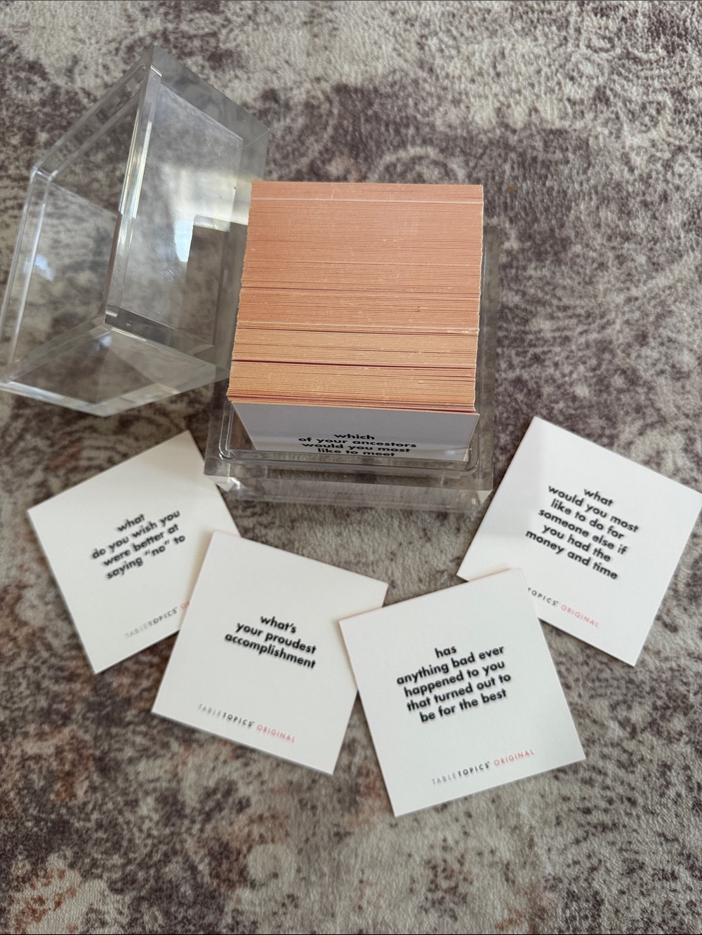 Original Table Topics Conversation Cards - Picture 2 of 3